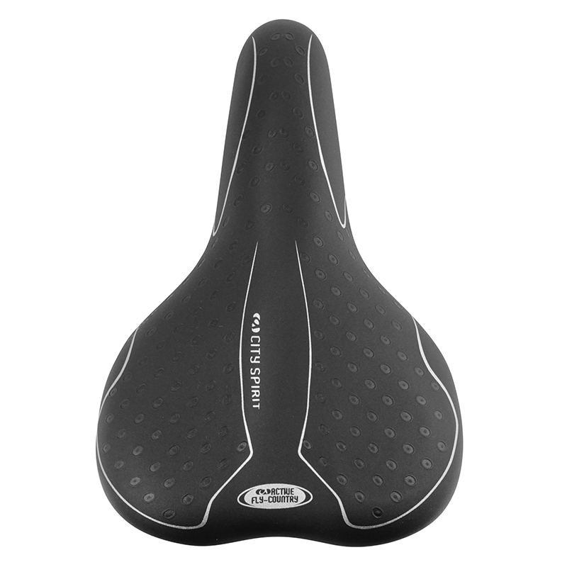 Selle Newton City Spirit Homme Gel Élastomère Athletic Noir 260x160mm - vue 2