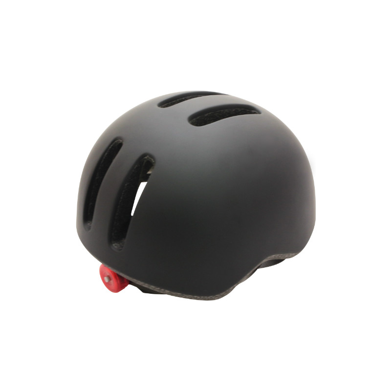 Casque vélo urbain Polisport Commuter In-mold noir mat avec visière grise taille 54-58 - vue 3