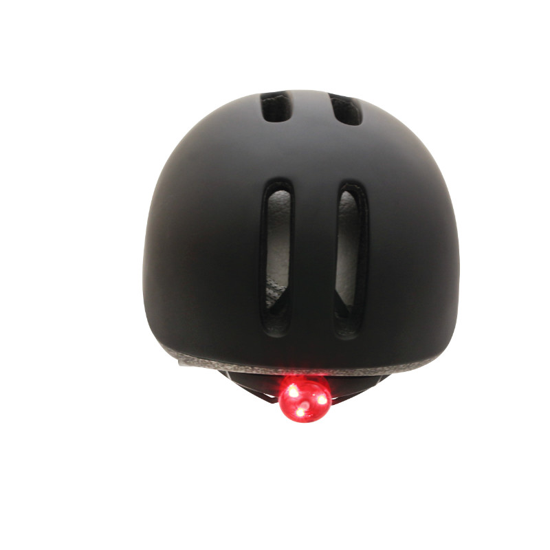 Casque vélo urbain Polisport Commuter In-mold noir mat avec visière grise taille 54-58 - vue 4