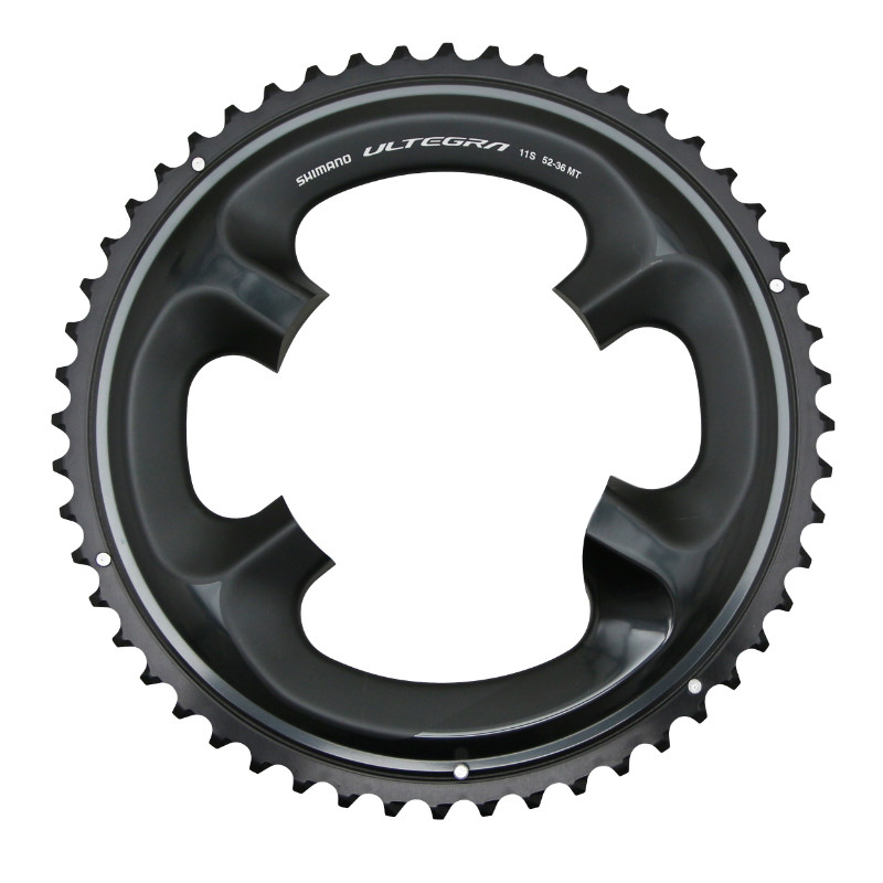 Plateau route 4BRA d.110 pour Shimano ultegra R8000 - R8050 origine 52DTS exterieur 11V.