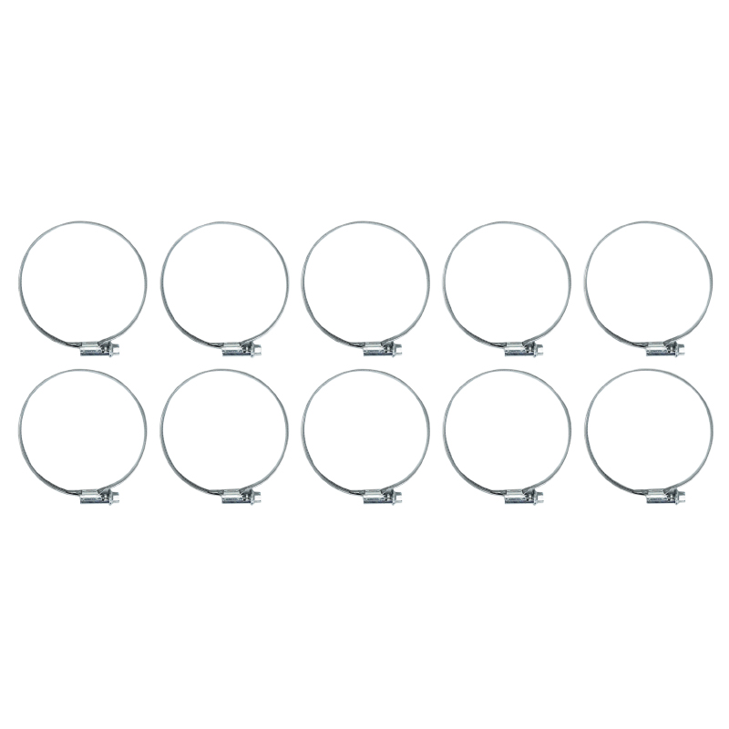 Collier de serrage métal à crémaillère 60 à 80 mm largeur 9 mm (lot de 10) Sélection P2R