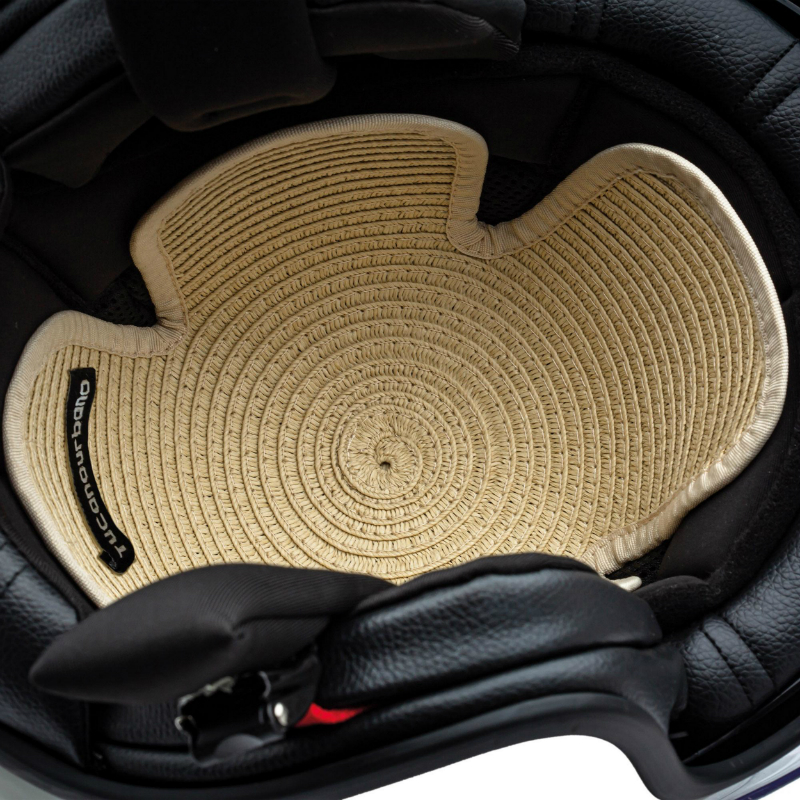 Sous-casque Tucano Urbano coton panama osier taille unique - vue 3
