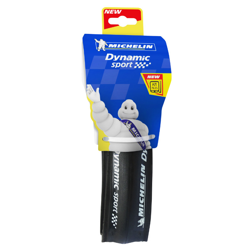 Pneu route 700 x 23 Michelin dynamic sport noir TS (23-622) - vue 2