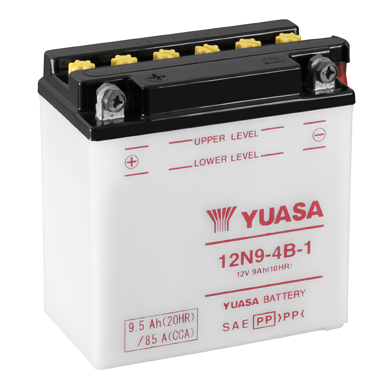 Batterie Yuasa 12N9-4B-1 conventionnelle avec entretien - vue 2