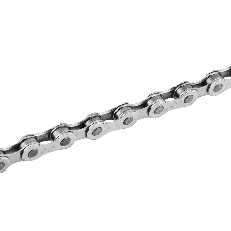 CHAINE VELO VAE 10V. NEWTON KMC X10e ARGENT 136 MAILLONS COMPATIBLE SHIMANO ET SRAM