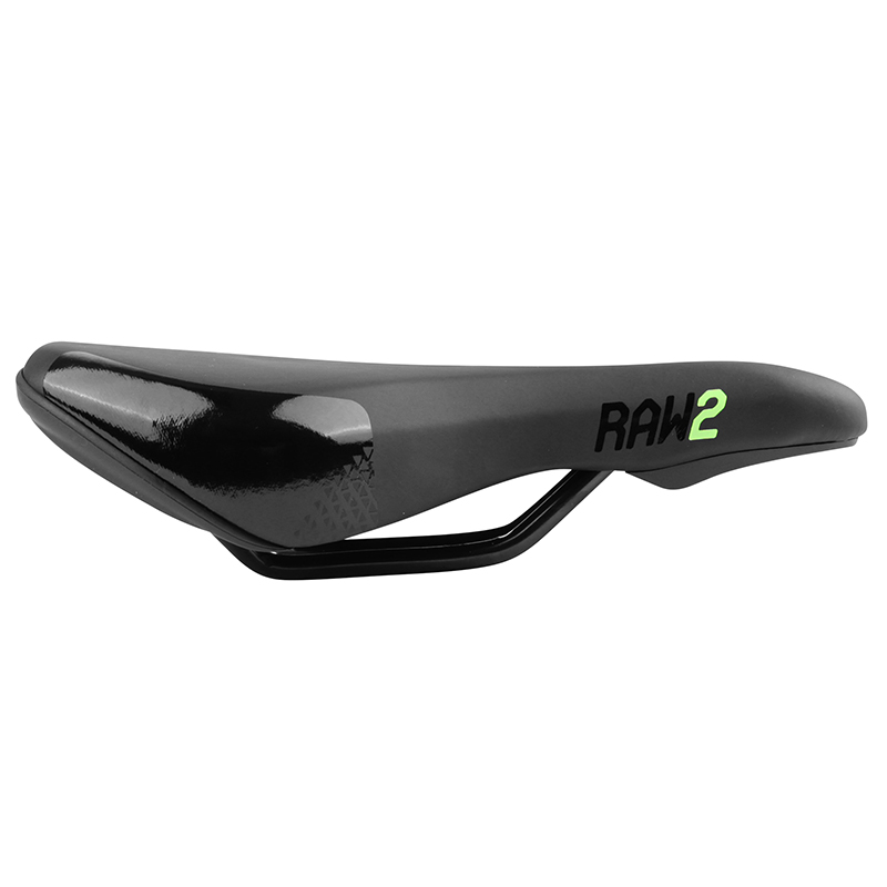 Selle junior Newton Raw noir 230x130 mm rail acier - vue 4