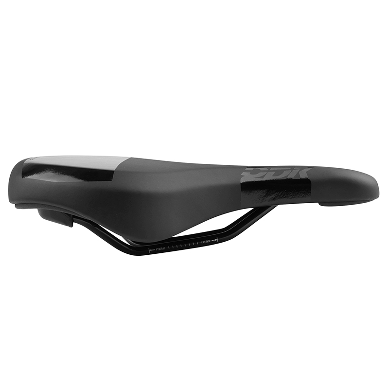 Selle Newton City Tray Confort Moderate noir 260x195 mm rail acier - vue 4