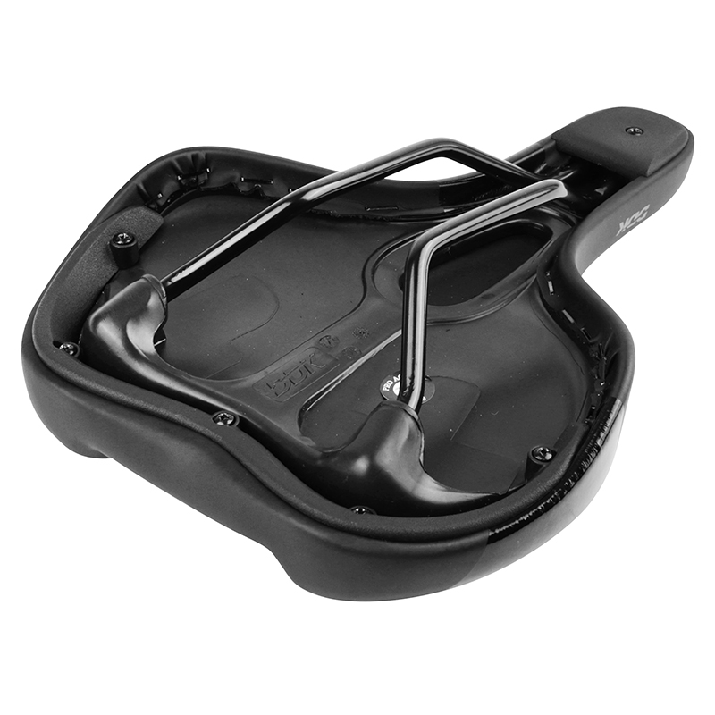 Selle Newton City Tray Confort Moderate noir 260x195 mm rail acier - vue 5