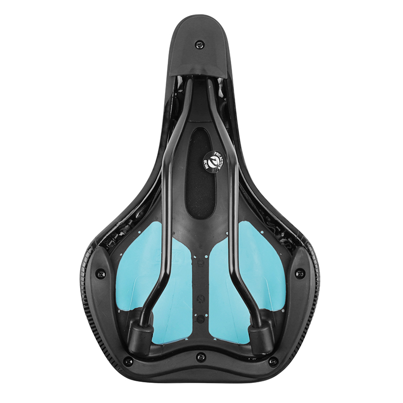Selle Newton City Unisex Memory Confort Athletic noir 265x165mm rail acier avec pads mémoire de forme - vue 3