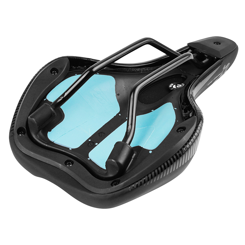 Selle Newton City Unisex Memory Confort Athletic noir 265x165mm rail acier avec pads mémoire de forme - vue 5