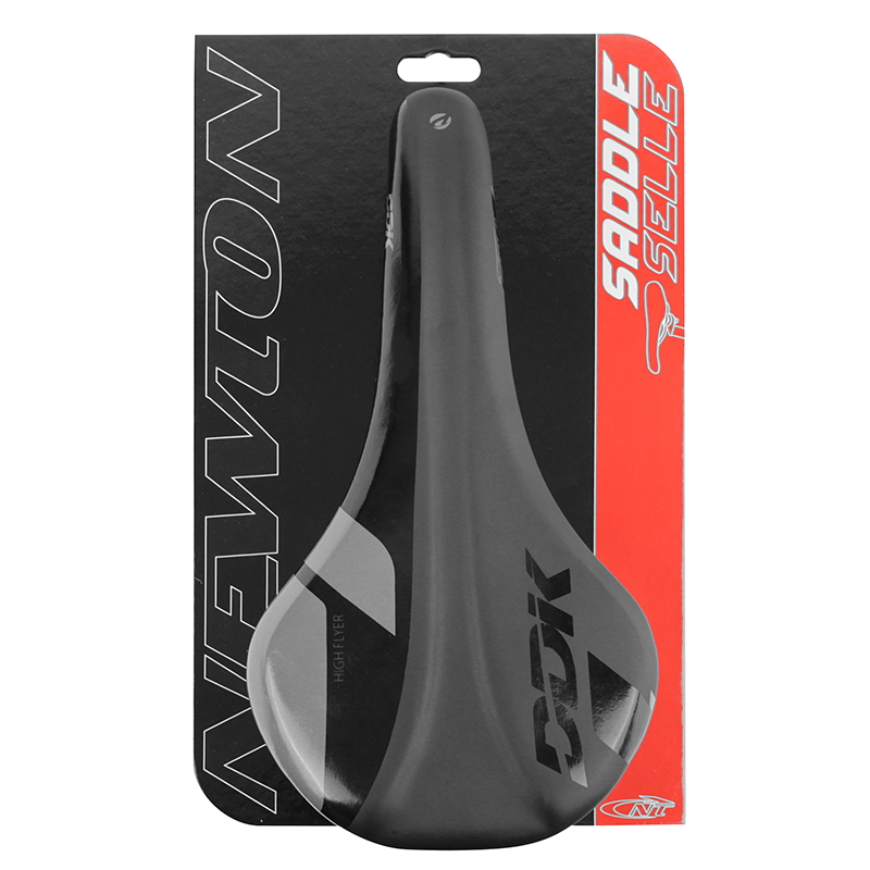 Selle Newton Route-VTT Royal noir décoration noir-gris 280x145 mm rail acier - vue 6