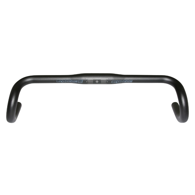 Cintre route Ergotec randonneur aluminium noir Ø31,8 mm L440-510 mm - vue 2