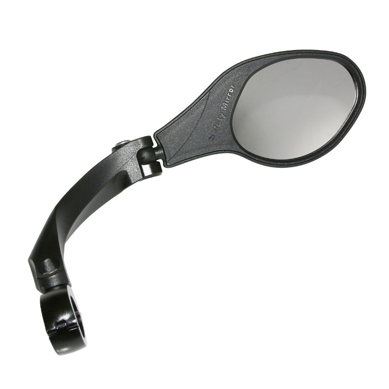 Rétroviseur vélo droit P2R oval fixation sur cintre pour VAE - Miroir 8,5x6 cm - vue 2