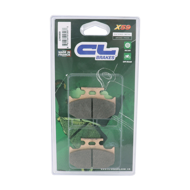 Plaquette de frein CL Brakes 2299 X59 touring métal fritté - vue 3