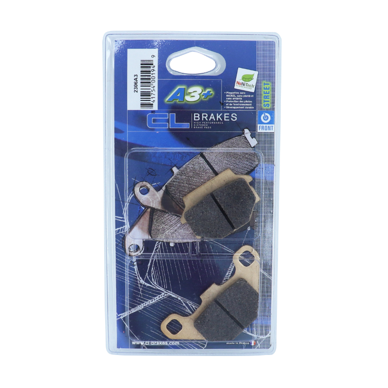 Plaquette de frein CL Brakes métal fritté 2306 A3+ Touring (1 jeu de 2) - vue 3