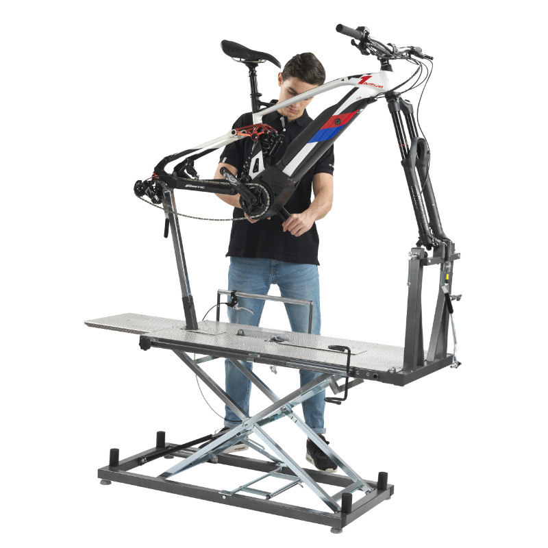 Table pont élévateur pied réparation vélo Officine Parolin Agilis - vue 4