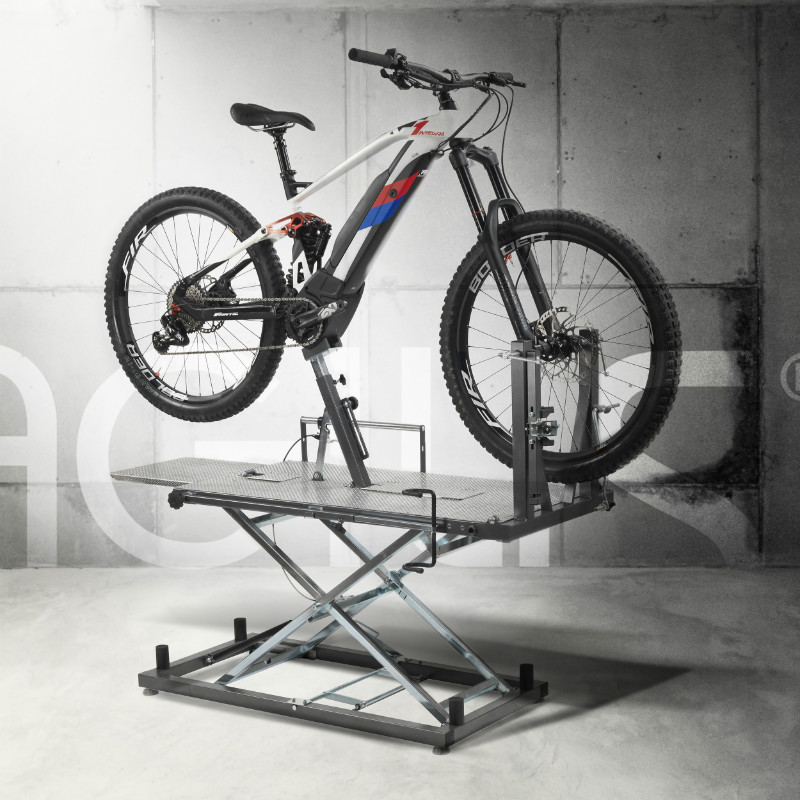 Table pont élévateur pied réparation vélo Officine Parolin Agilis - vue 5