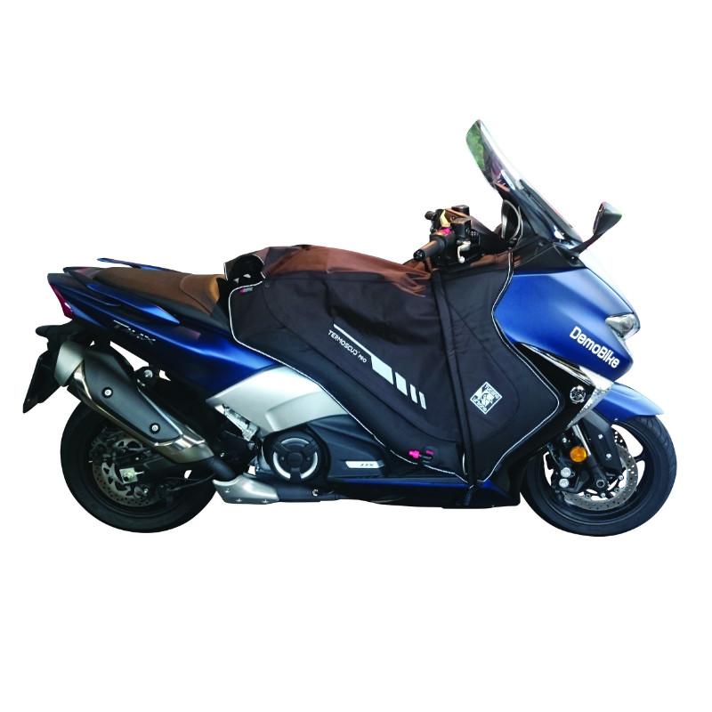 Tablier couvre jambe tucano pour yamaha 530 TMAX 2017+, 560 TMAX 2020+2021 (R189PRO-X) (termoscud pro 4 season) (systeme anti-flottement sgas)