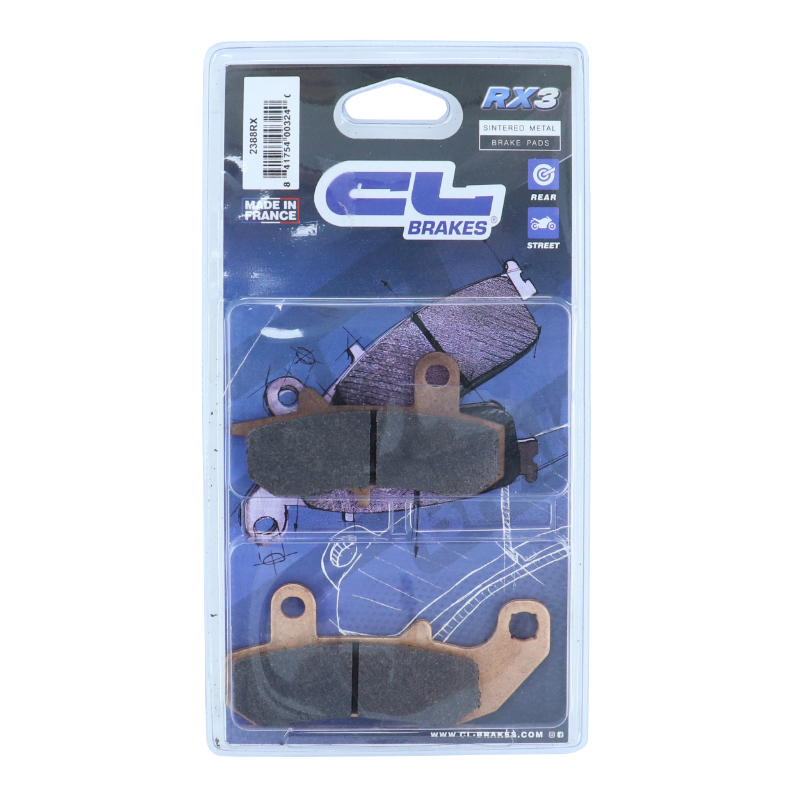 Plaquette de frein CL Brakes 2388 RX3 touring métal fritté (jeu de 2) - vue 3