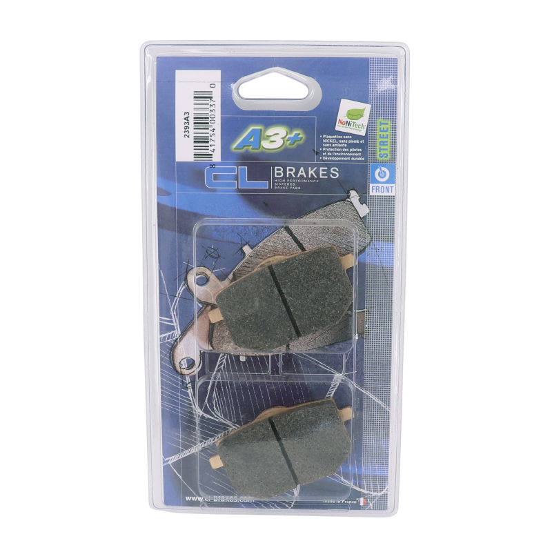 Plaquette de frein CL Brakes pour Yamaha XT 600 Ténéré 1985-1990 et Moto-Guzzi 750 NTX 1990+ avant (jeu de 2) - vue 3