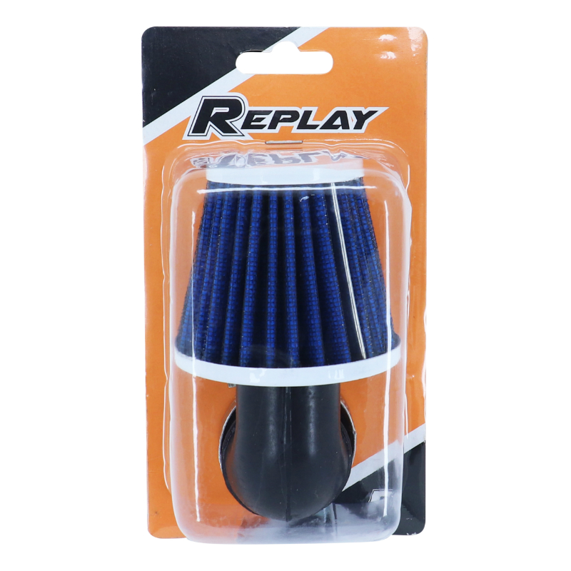 Filtre à air Replay KN middle FC blanc fixation coude diam 35-28 - vue 3
