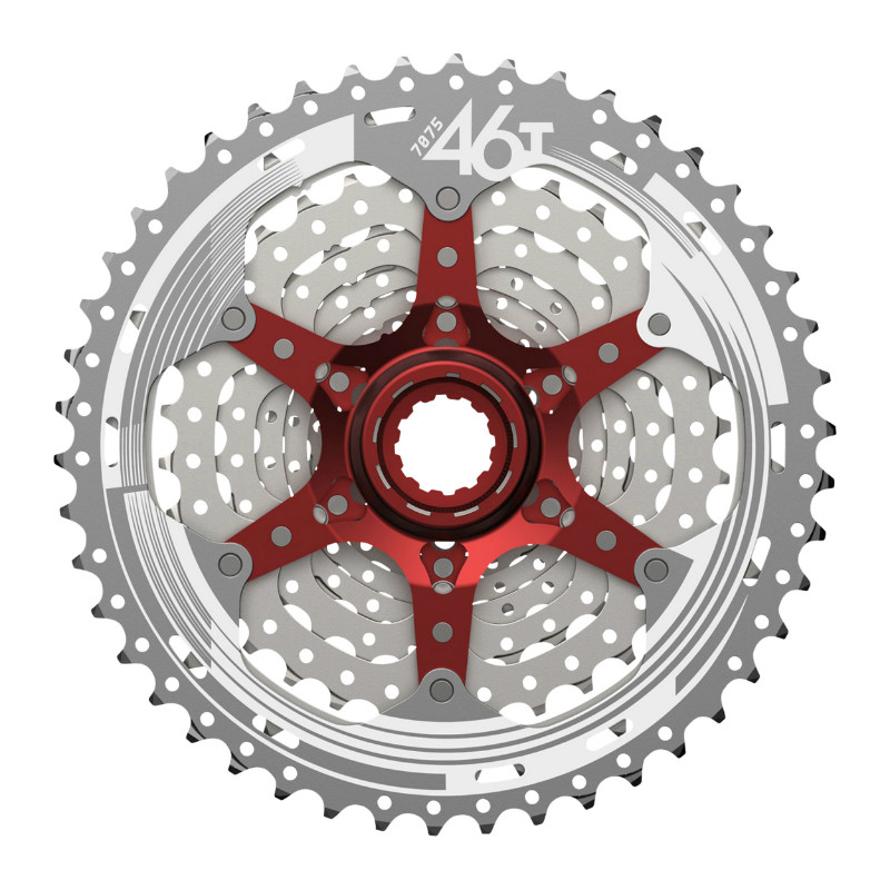 Cassette Sunrace MX3 10 vitesses 11-46 VTT Shimano noir - vue 2