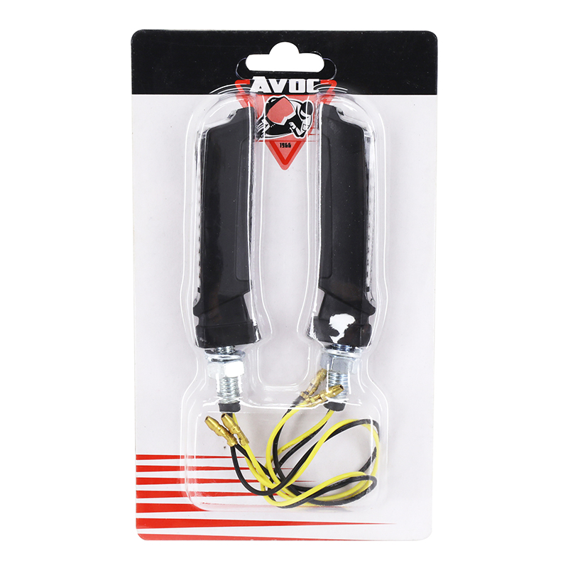 Clignotant séquentiel AVOC Fuji 12 LEDs ABS transparent-noir - Paire (L 79 mm - H 11 mm - l 18 mm) - vue 3