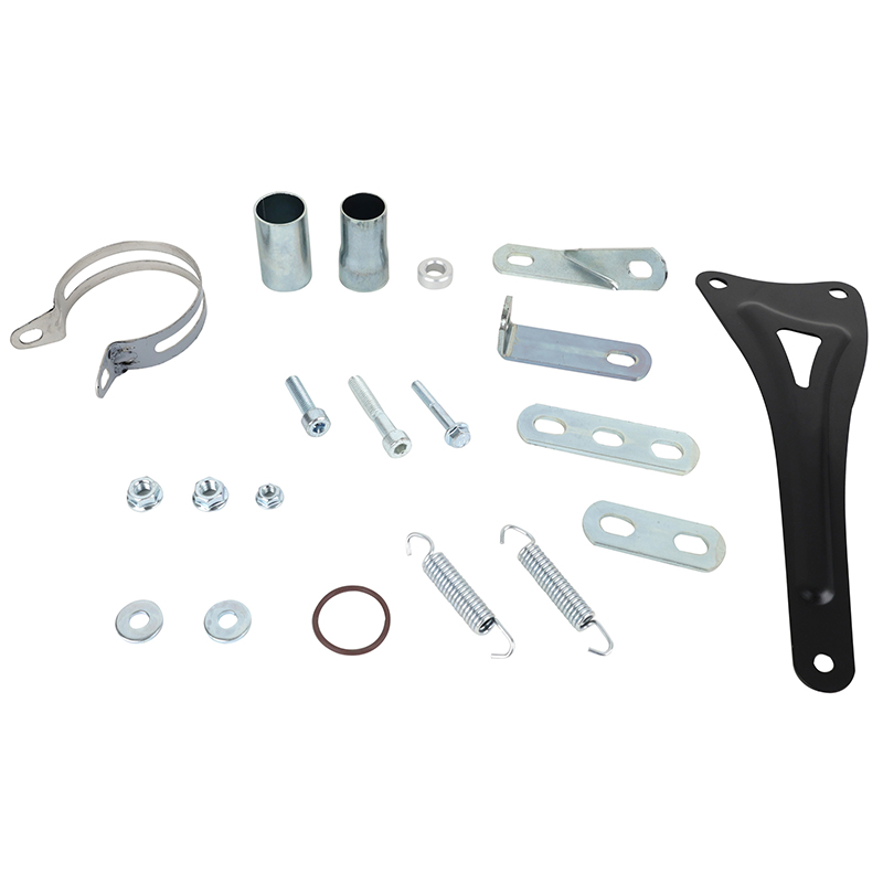 Pot 50 a boite voca chromed pour minarelli 50 AM6, beta 50 RR 1999+2011-RIEJU 50 MRT, SMX, RMX, rr-peugeot 50 XPS, XP6-MBK 50 x-limit-yamaha 50 DTR (passage bas - silencieux alu rouge) - vue 4