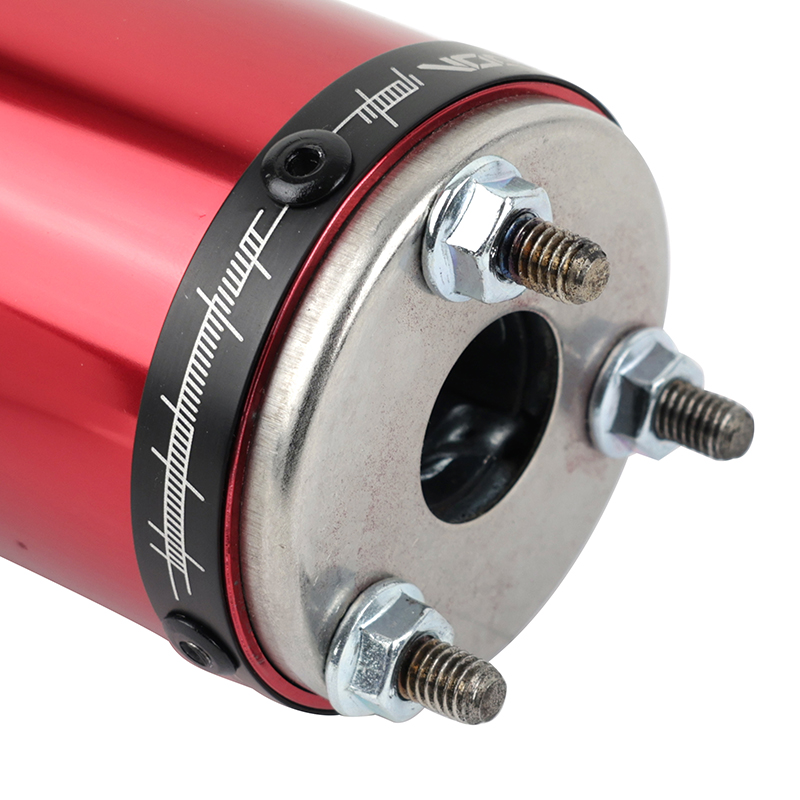 Silencieux VOCA Racing pot 50 boîte Rookie pour Rieju 50 MRX, RR et HM 50 Furia passage haut alu rouge - vue 4