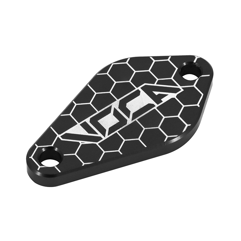 Obturateur pompe à huile 50 VOCA Racing ALU CNC noir Minarelli AM6 Derbi Senda - vue 2