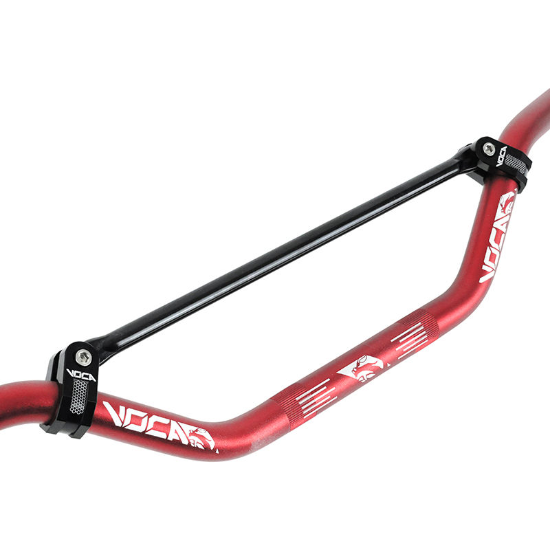 Guidon VOCA Racing Cross aluminium T6 diam 22,2 mm L805 mm H94 mm rouge - vue 2