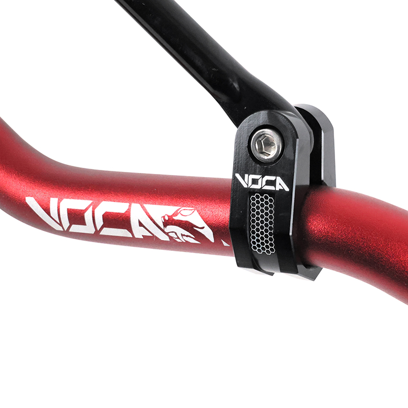 Guidon VOCA Racing Cross aluminium T6 diam 22,2 mm L805 mm H94 mm rouge - vue 3