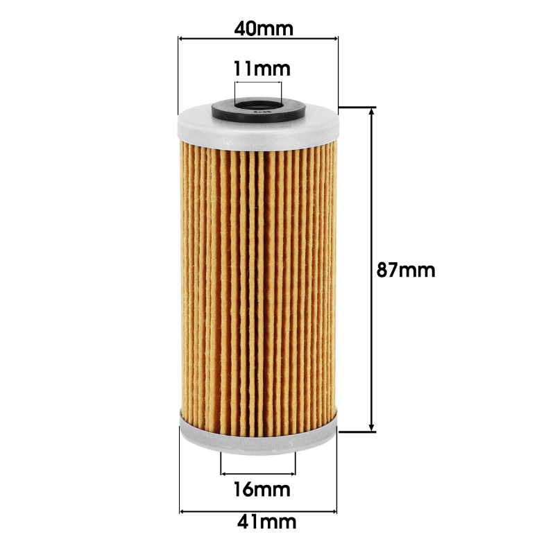 Filtre à huile Hiflofiltro HF611 adaptable Sherco 250-300 SEF-R 4T 2014+, 450 Enduro 2004-2008, BMW 450 GX 2008-2011 - vue 2