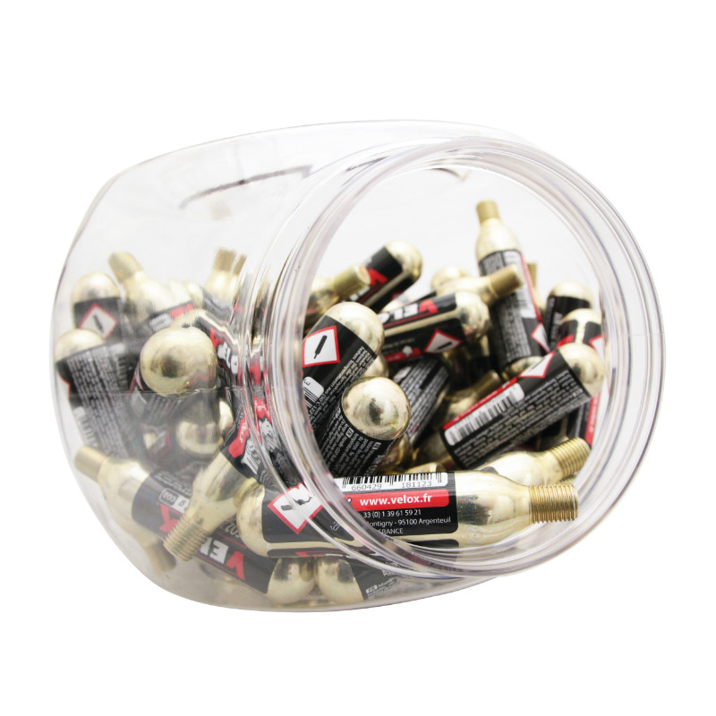 Cartouche CO2 filetée Velox 12 g (jarre de 50) - vue 2