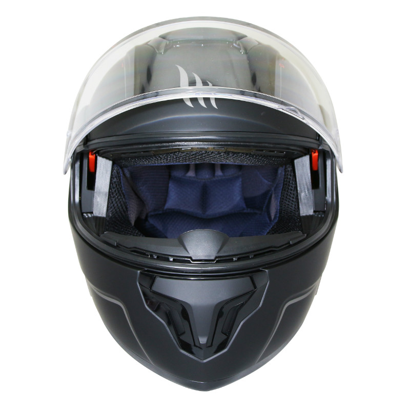 Casque modulable MT Helmets Atom SV double écrans uni noir mat XS - vue 2