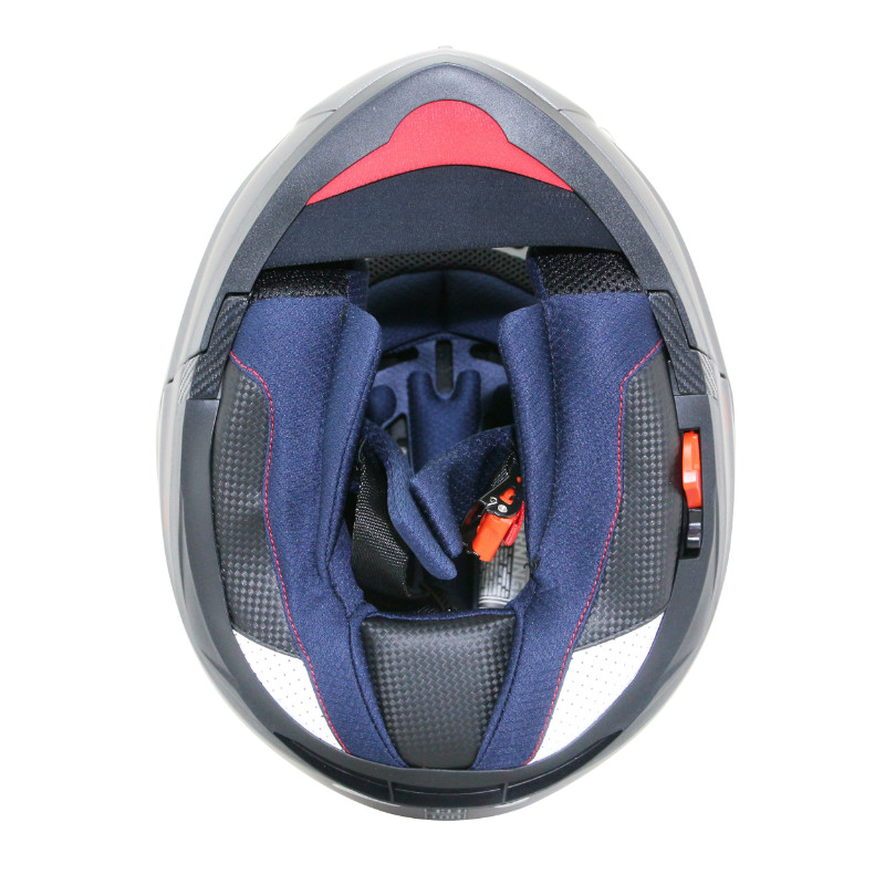 Casque modulable MT Helmets Atom SV double écrans uni titane mat XS - vue 6