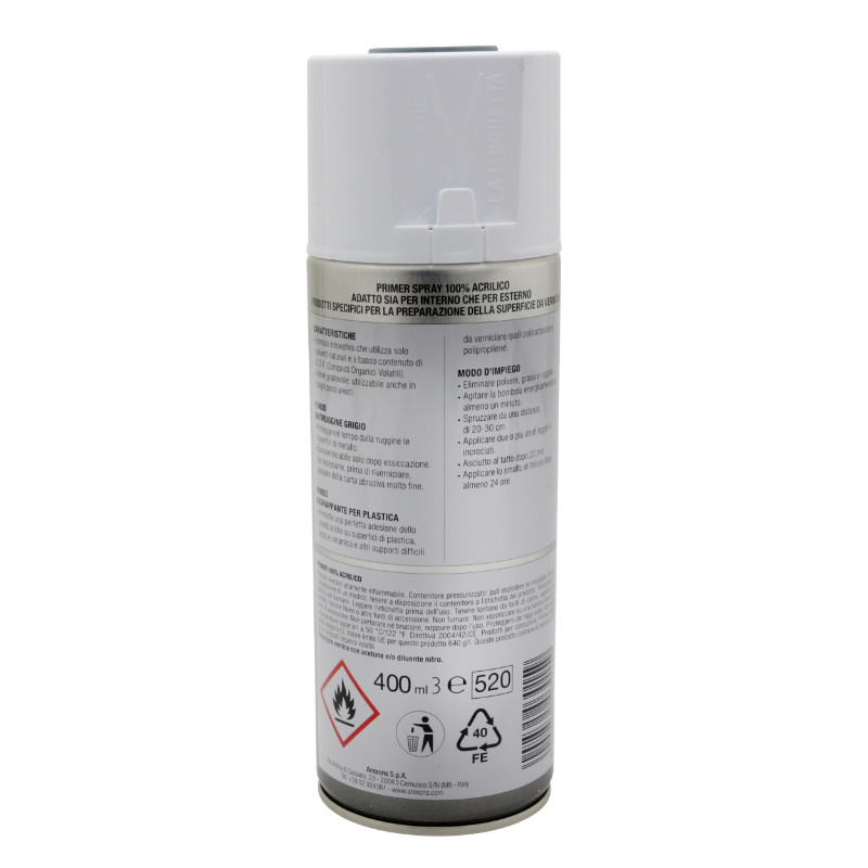Apprêt peinture Arexons primer 100% acrylique anti-rouille gris 400 ml - vue 2
