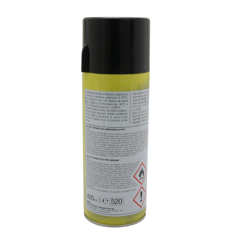 Lubrifiant Arexons System haute température Teflon PTFE -40°C à +170°C 400 ml - vue 2