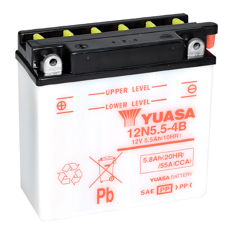 Batterie Yuasa 12N5-5-4B conventionnelle avec entretien - Sans acide - vue 3