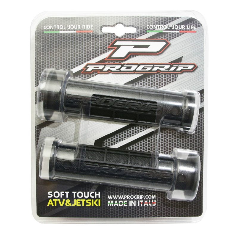 Revêtement de poignée Progrip 726 double densité noir closed end 125 mm (paire) - vue 2