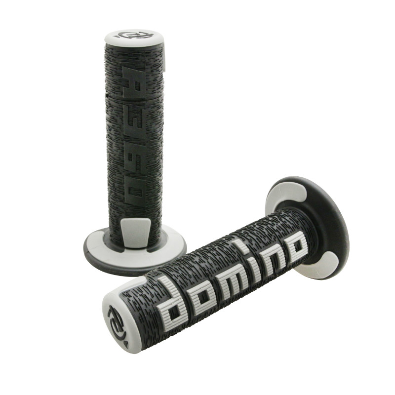 Revêtement de poignée Domino A360 noir-gris closed end 120-123 mm (paire) - vue 2