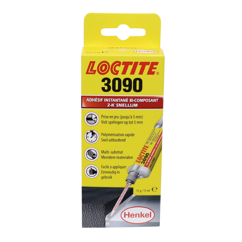 Colle bi-composants Loctite 3090 avec rattrapage de jeu jusqu'à 5 mm (seringue 11 g) - vue 2