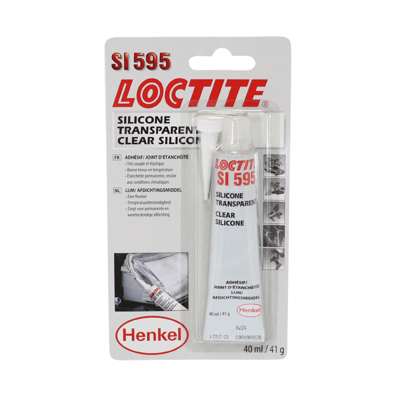 Pâte à joint Loctite Si 595 transparent -55 °C à +50 °C 40 ml - vue 2