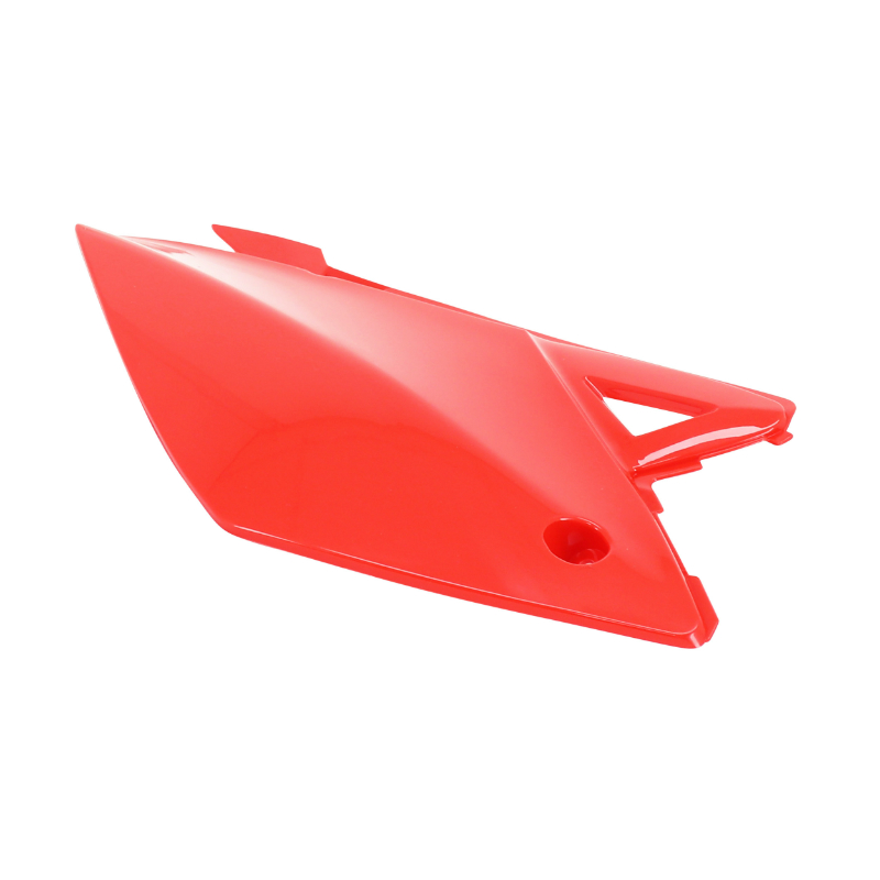 Carénage-coque arrière 50 adaptable Rieju 50 MRT 2009-2021 rouge brillant droit P2R - vue 2