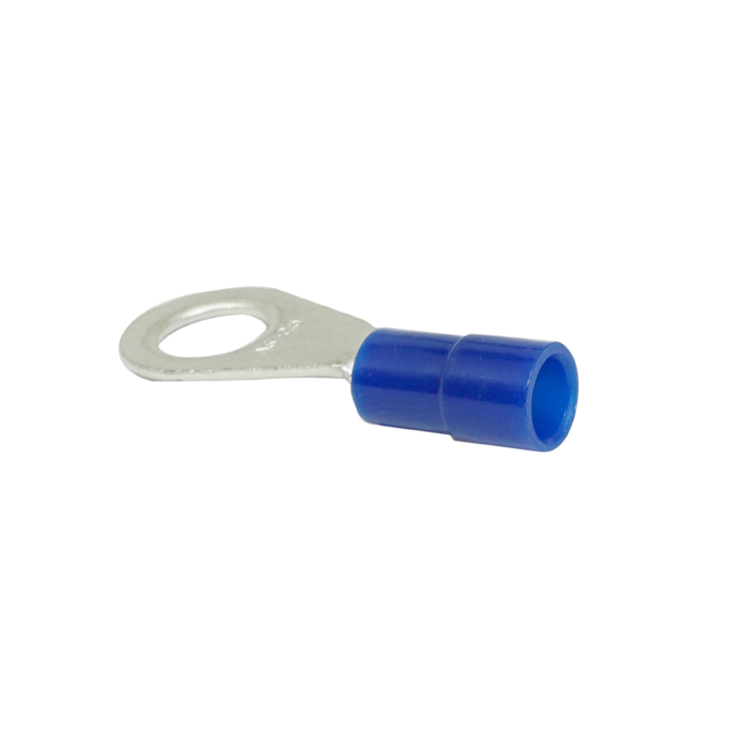 Cosse électrique pré-isolée œillet diamètre 6 mm bleu pour section fil 0,5 à 2,5 mm² - Sélection P2R (sachet de 50 pièces) - vue 3
