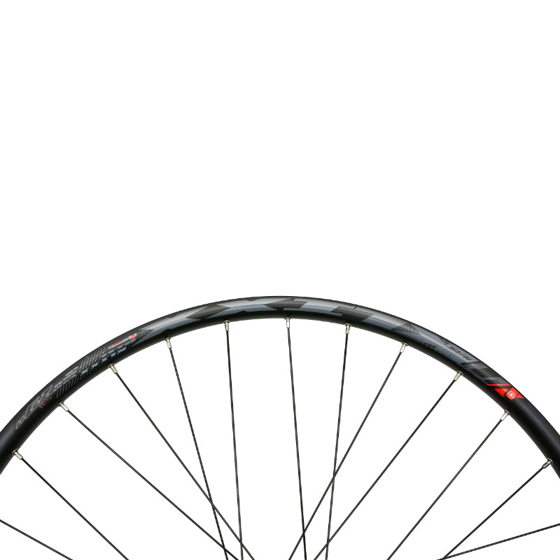 Roue VTT disque 29" Klixx Boost tubeless ready arrière noir à roulements disque 6 trous cassette type Shimano 11-10-9V axe traversant 12-148 jante 23C 32 rayons all mountain - vue 2