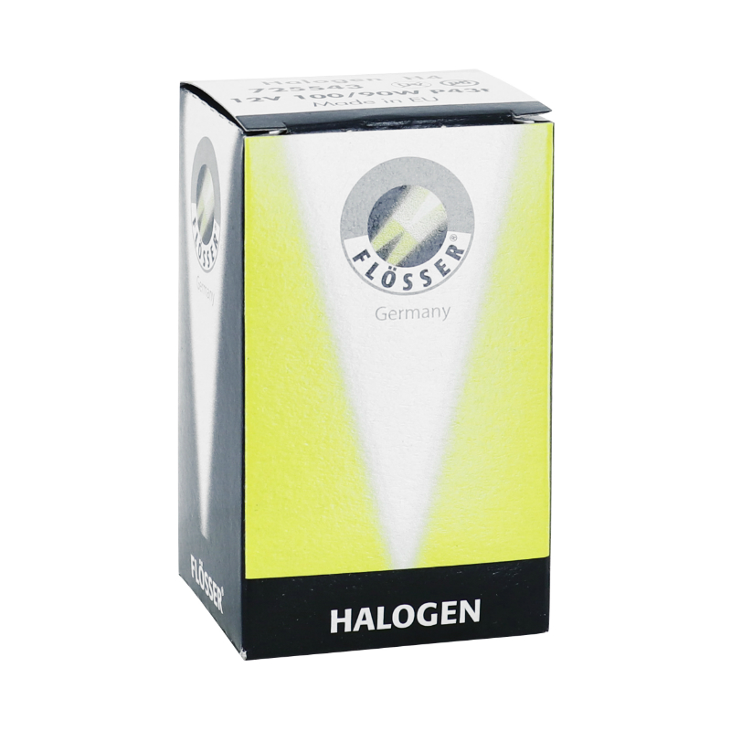 Ampoule halogène H4 12V 100-90W culot P43T blanc Flosser - vue 3