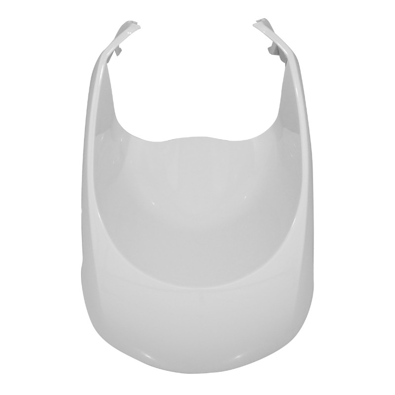 Carénage tablier avant inférieur scooter adaptable Peugeot 50 Kisbee 2T et 4T blanc brillant P2R - vue 2