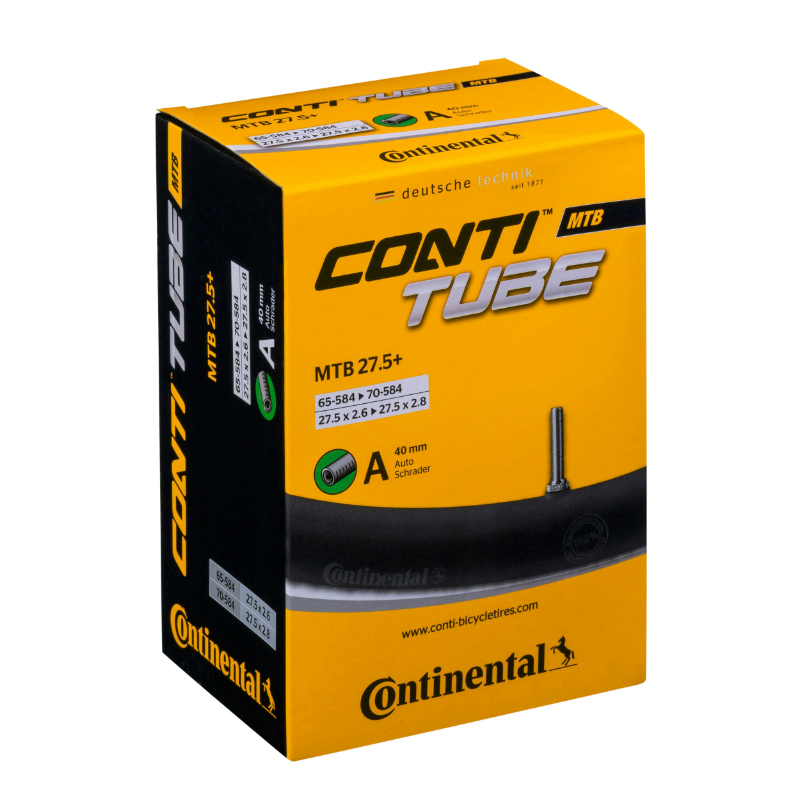Chambre à air Continental vélo 27,5 x 2,60-2,80 valve standard 42 mm