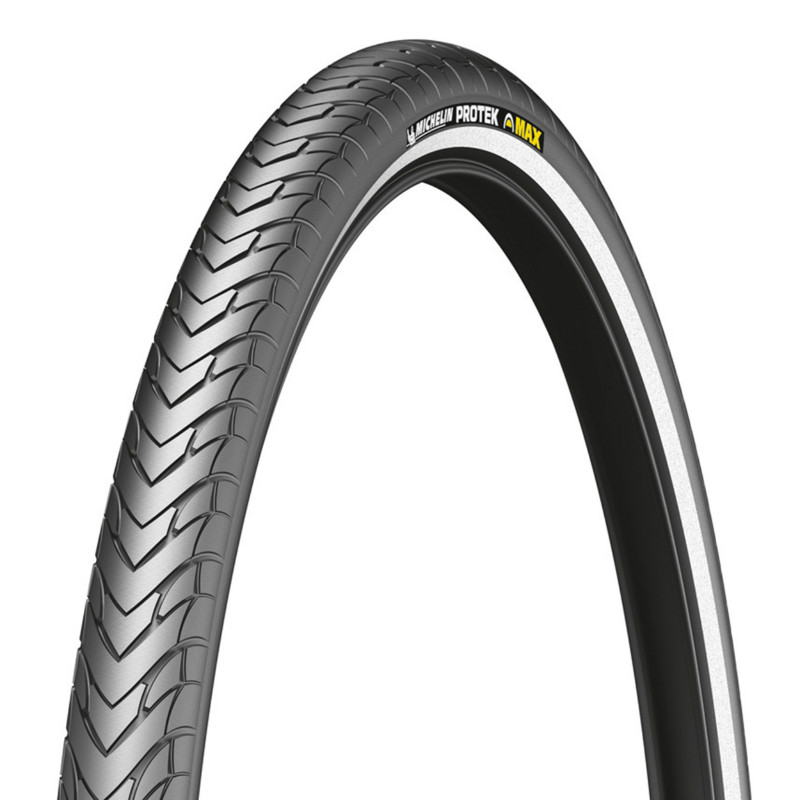 Pneu Michelin City 20 x 1.50 Protek Max renfort 5 mm noir TR (37-406) usage intensif flanc réflex compatible VAE